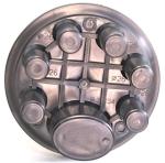 144 core PP ABS Fiber Optic Joint Closure , 6 small round ports IP68