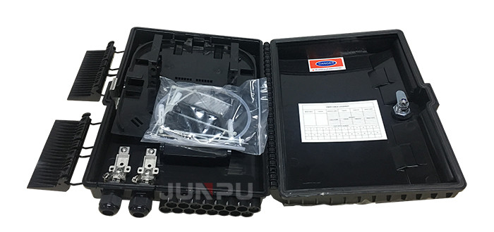 Junpu 16 Core Fiber Optic Termination Box With 1X16 SC Cassette Plc Splitter