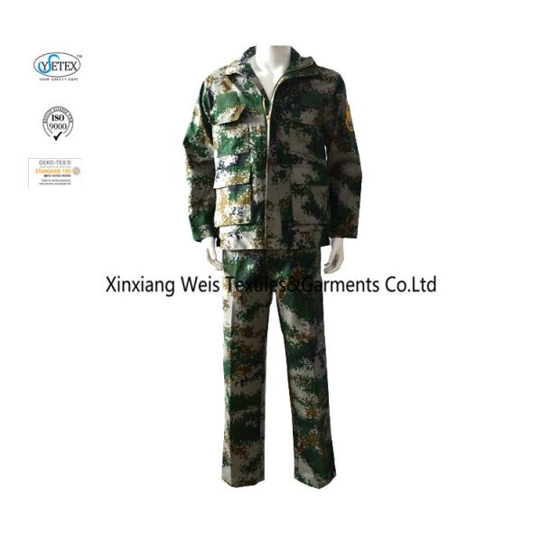 Buy cheap Cotton Forest Military Combat Camouflage Fire Retardant Suit from wholesalers