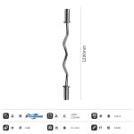 Weight Lifting Training Barbell Fitness Olymp Bar 20kg Barbell Rod 1.2/1.5/1.8/2