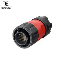 Buy cheap PBT Plastic 9 Pin DC 5A Circular Connector Waterproof Female Plug Male Socket product
