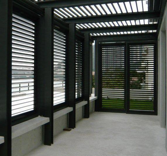 Buy cheap Outdoor Aluminium Vertical Louvers Shutters Frame Exterior Ventilation Grilles from wholesalers