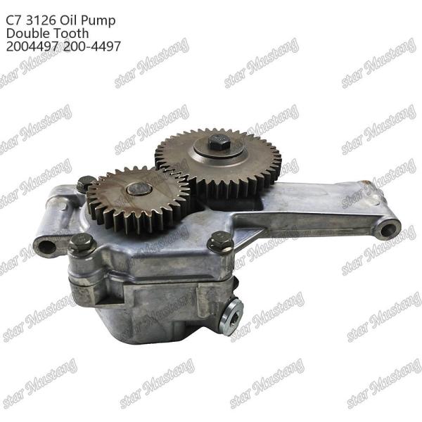 Oil Pump C7 3126 Double Gear 2004497 200-4497 For CATERPILLAR Diesel Engine