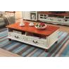 Buy cheap American Countryside Style Wooden Drawers SquareTea Coffee Table from wholesalers