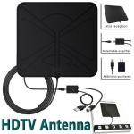 Black Durable High-Quality ABS Material IEC F male Connector Indoor HDTV Antenna