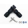 Buy cheap Male / Female PC Solar Panel Connectors IP67 30A Rated Current Excellent Performance from wholesalers