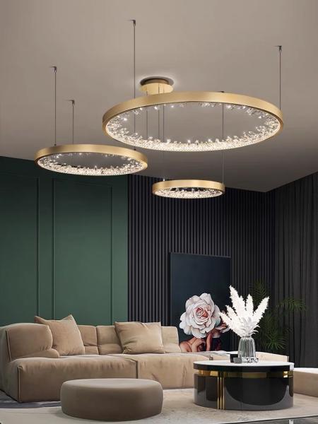 Modern Creative Crystal Chandelier Living Room Home Indoor Luxury Chandelier(WH