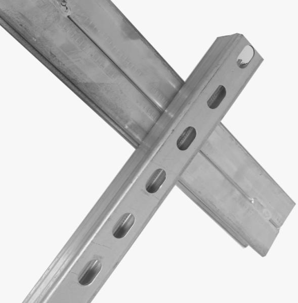 Buy cheap 3m / 6m Corrosion Resistance Zinc Galvanized Cold Rolled Steel Strength Strut Metal Channel from wholesalers