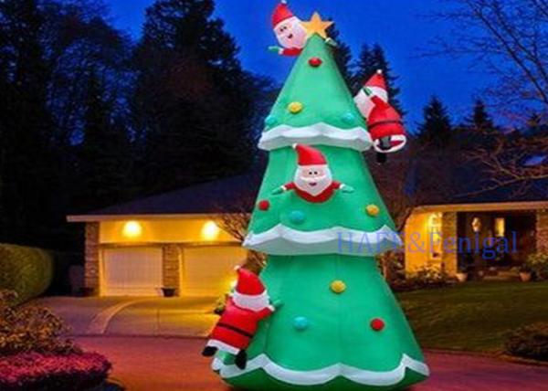 Buy cheap Christmas 5M Inflatable Christmas Tree LED Lighting Atmosphere Decoration from wholesalers