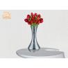 Buy cheap Artificial Flowers Fiberglass Planters Table Vases Silver Mirror Glass Color from wholesalers