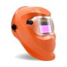 Buy cheap Orange Self Darkening Welding Helmet Solar Cells Auto Dimming PC Protect from wholesalers