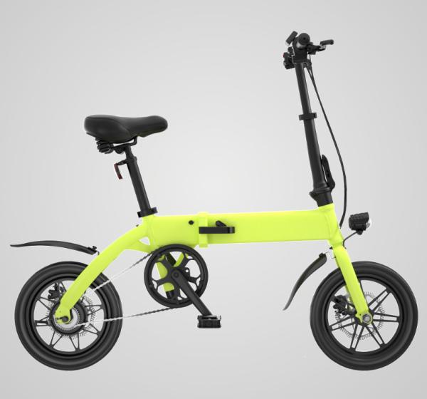 Buy cheap 14 Inch City Electric Folding Bikes Rear Motor All Terrain with 36V Fat 250W 7.5ah Bicycle Digital Lithium Battery Ce from wholesalers
