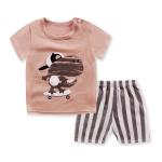 Children's Outfit Sets Short-Sleeved Shorts Cotton Kids Home Wear Suit