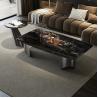 Buy cheap Light Luxury Stainless Steel Living Room Square Marble Coffee Table from wholesalers