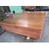 Buy cheap Transformer Brass Solid Copper Plate , Copper Metal Plate Industrial Decoration from wholesalers