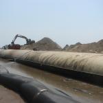 PP Woven Soft Geotextile Geotube For Solid Dam Engineering