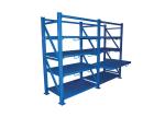 Storehouse Steel Plate Drawer Injection Mold Racks With Heavy Duty Hoist Crane