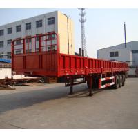 Buy cheap 60 Tons Heavy Duty Side Wall Semi Trailer Thickness 2mm Height 600mm product