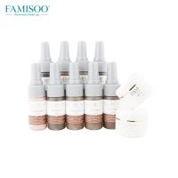 Buy cheap 15ml/Bottle Famisoo Permanent Makeup Kit Liquid Pigment Set For Eyebrow product