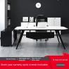 Buy cheap Modern Single Person Office Desk and Chair Stylish Furniture for Manager's Workspace from wholesalers