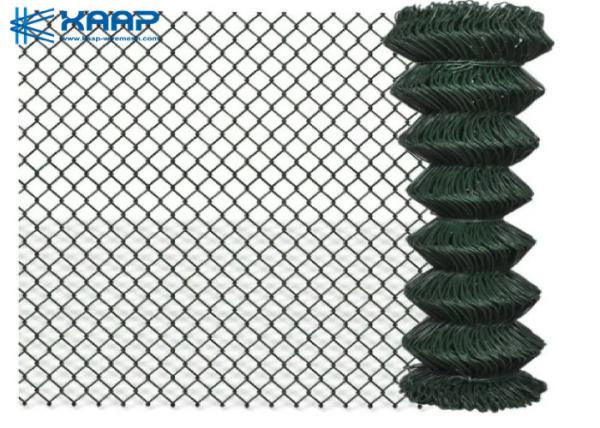 Buy cheap Green PVC Coated Chain Link Fence Roll from wholesalers