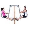 Buy cheap outdoor exercise equipment park wood outdoor leg press machine from wholesalers