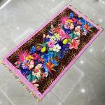 Customized Designs Supported Super Soft Printed Microfiber 100% Polyester Beach