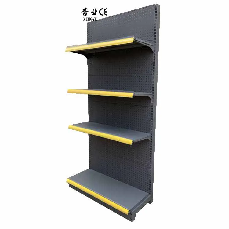 Factory customized color size gondala rak mini market supermarket gondola shelving