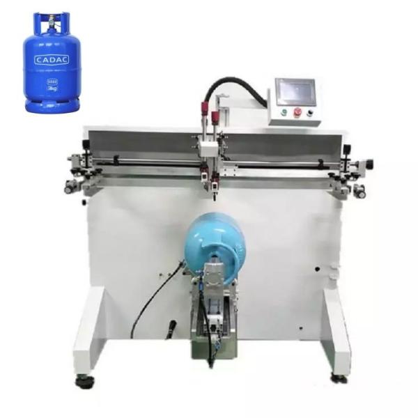 Buy cheap Dia 360mm Cylinder Screen Printer 1900x1000x1600mm for LGP Gas Tan from wholesalers