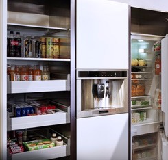 Waterproof Modern Modular Stainless Steel Kitchen Cabinet European Design