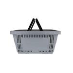 Reusable Plastic Shopping Basket For Retail Store 28L 35L 45L Capacity