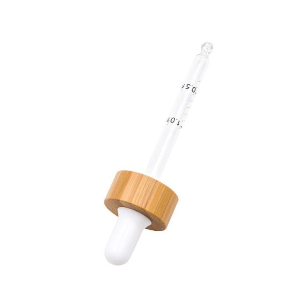 Buy cheap Bamboo Wood Burette With Rubber Tip Graduated Straw Burette from wholesalers