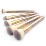 ISO 22716 18Pcs Nylon Hair Makeup Brushes Eco Friendly Painting