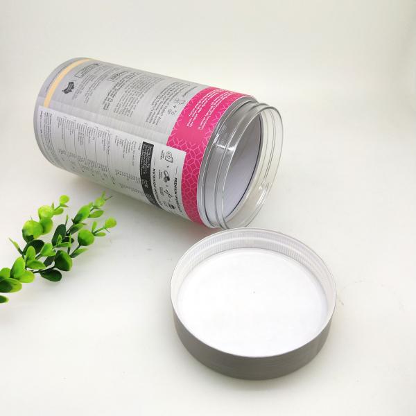 Buy cheap Protein Powder Eco - Friendly Airtight Plastic Jar / Cardboard Cylinder Tubes from wholesalers