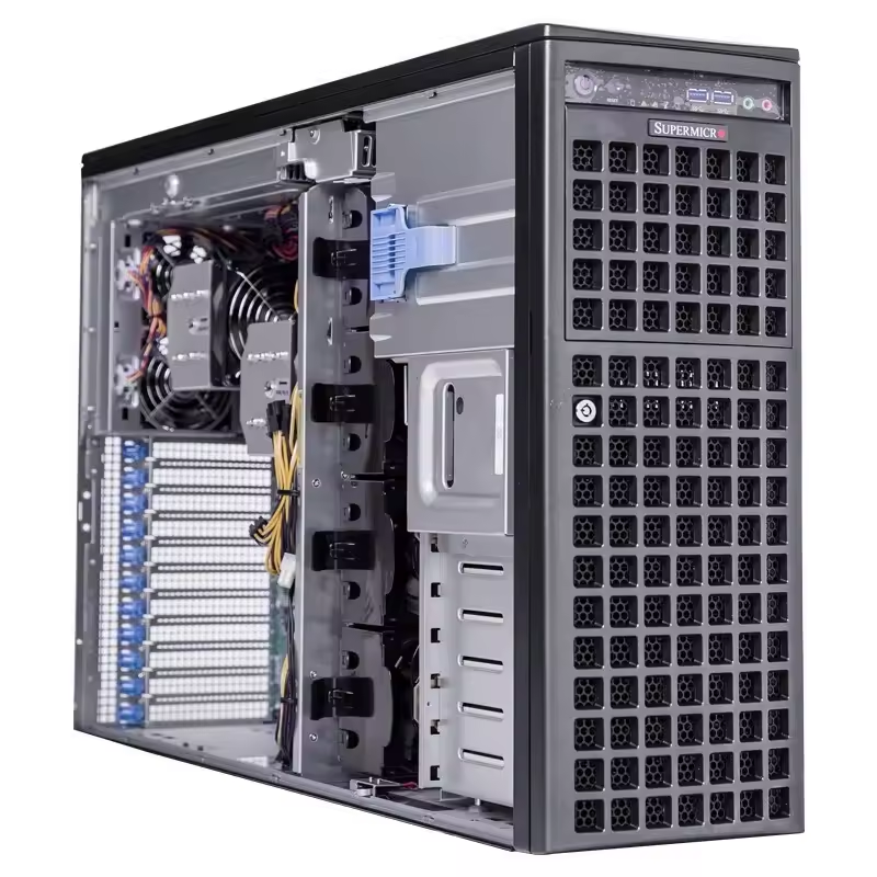 Supermicro 4U GPU Rack Server Original SYS-4029GP-TRT SYS-7049GP-TRT Models 4124GQ-TNMI