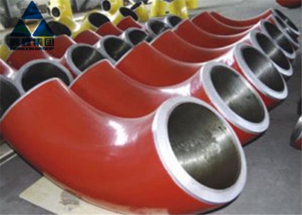 Buy cheap Red Painted 90degree Welded Steel Pipe Elbow Fittings AISI 4130 from wholesalers