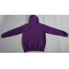 Buy cheap Purple Cotton Men'S Fleece Pullover Hoodie Breathable Complex Design Logo Printing from wholesalers