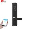 Buy cheap Electronic Fingerprint Keypad Door Lock Aluminum Alloy Narrow Black Brown from wholesalers