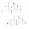 Buy cheap Transparent 4 Pack Acrylic Wall Shelves 15" Floating Bookshelves For Children from wholesalers