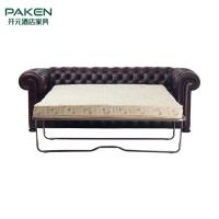 Buy cheap Metal Legs And Base Solid Wooden Hotel Sofa Bed product