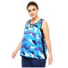 Buy cheap BSCI Sublimation Printed Women Plus Size Tank Top Sleeveless Yoga Tops from wholesalers