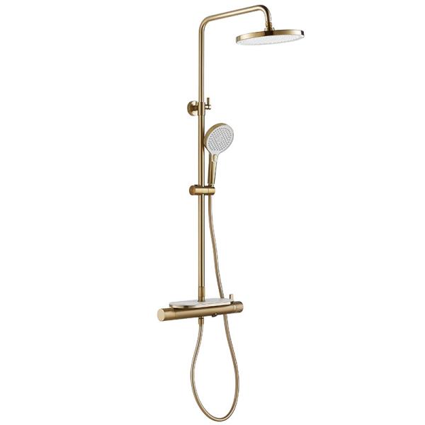 Buy cheap AMG13SH851LJ Hand Shower Mixer Set , Brass Dual Head Shower Systems from wholesalers