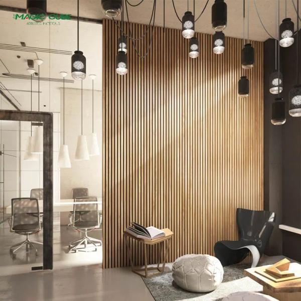 Buy cheap Cinema Soundproof Material Acoustic Wood Wall Panel For Ceiling Tiles from wholesalers