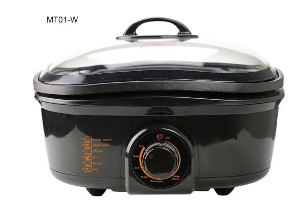 Buy cheap Hassle Free 6 Qt Electric Multi Cooker Tempered Glass Lid Visible Cooking Process from wholesalers