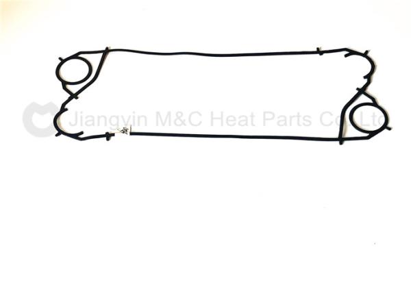 Food Grade Heat Exchanger Gaskets , Plate Type Heat Exchanger Parts Silicone
