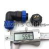 Buy cheap SD20 TA ZM 2-12 Pin Electrical Cable Connectors Female Socket Connector 90 Degree Elbow from wholesalers