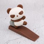 Eco friendly PVC Panda Door Stopper Decorative Animal Door Wedge