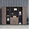 Buy cheap 2.4M Black Wood File Cabinet ODM Large Capacity Wood Office Cupboard from wholesalers