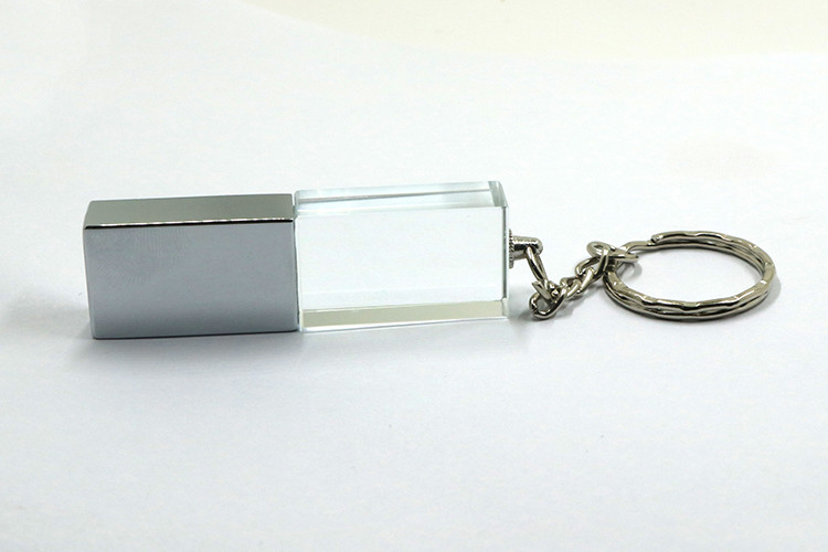 UDP Flash Crystal Usb Flash Drive 2.0 4GB 8GB 16GB Usb Stick With LED Light