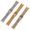 Buy cheap OEM 22mm Stainless Steel Watch Band RoHS Gold And Silver Watch Strap from wholesalers